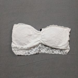 10/$10 White Lace Bandeau Top